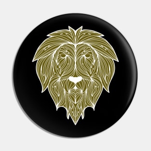 African Lion Inspired Pin