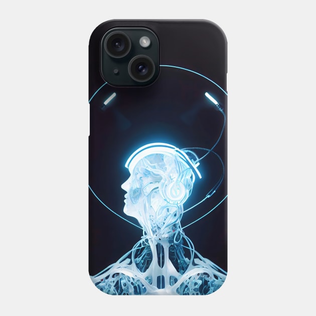 Artificial intelligence with human face Phone Case by RulizGi