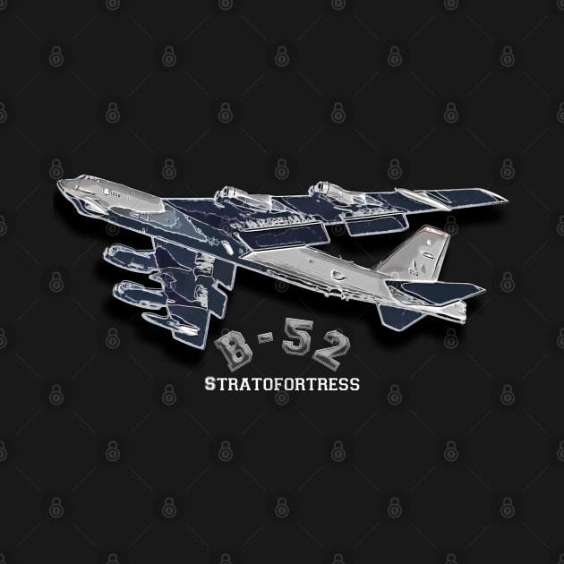 B52 Stratofortress American Bomber by aeroloversclothing