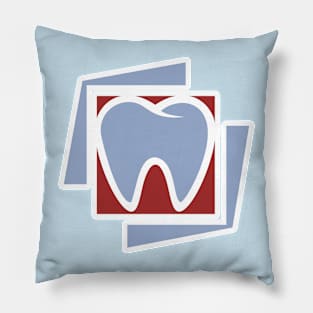 Tooth vector icon illustration. Healthcare and medical objects icon design concept. Dentist tooth object logo design. Pillow