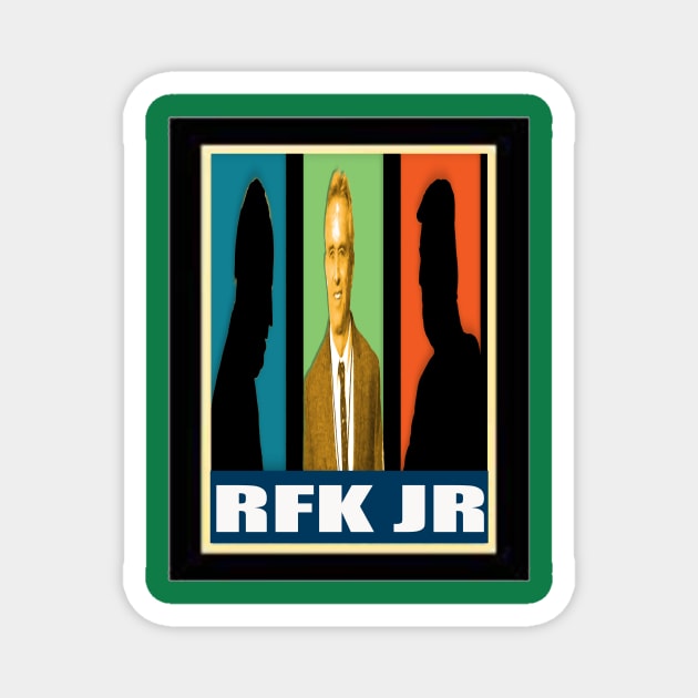 rfk jr posters Magnet by rika marleni