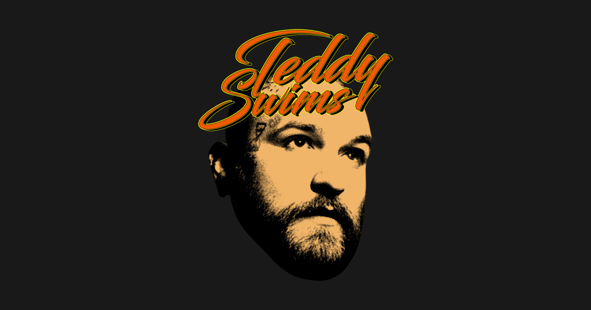 Singer Threshold Face With Typography - Teddy Swims - T-Shirt | TeePublic