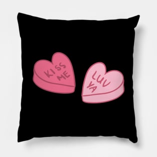 Candy Hearts Pillow