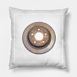 Excessively used rusty brake discs Pillow