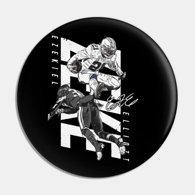 Ezekiel Elliott Dallas Hurdle Pin by Buya_Hamkac