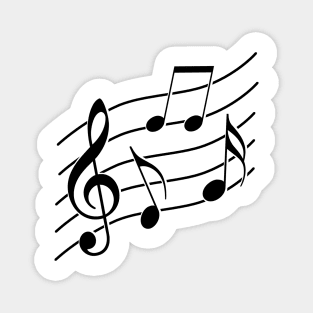 Music notes design Magnet