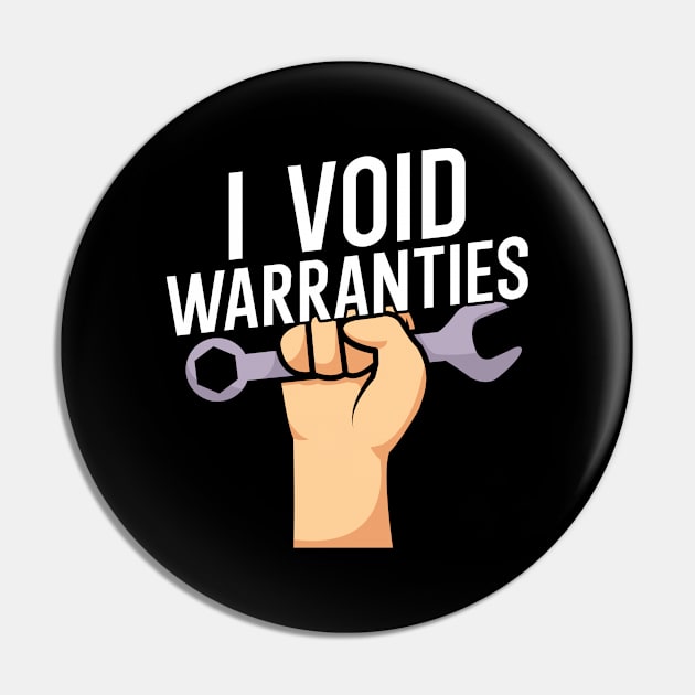 I void warranties Pin by maxcode