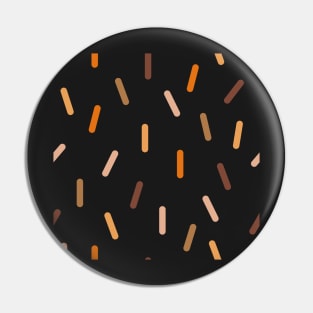 Sprinkle Confetti Orange Chunkies Pin