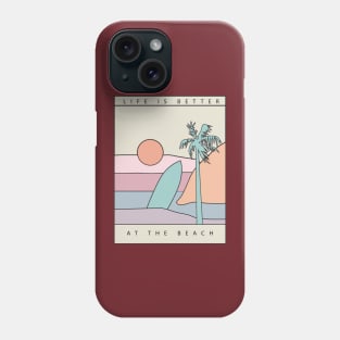 Sunset beach Phone Case