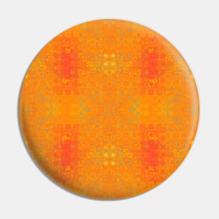 Orange Seamless Pattern Pin