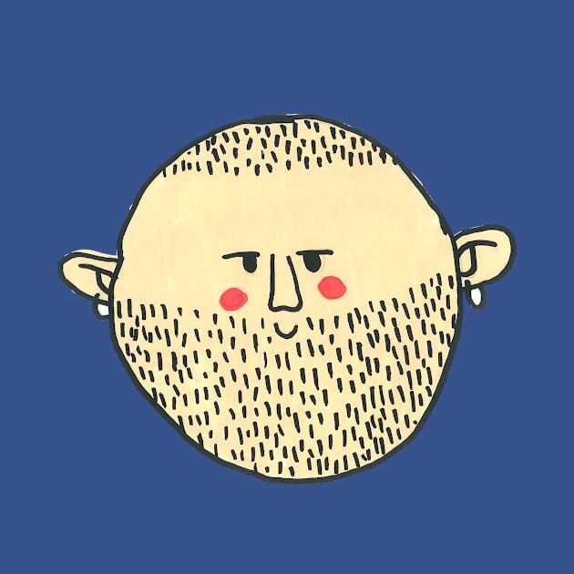 Bearded Fellow by DoodlesAndStuff