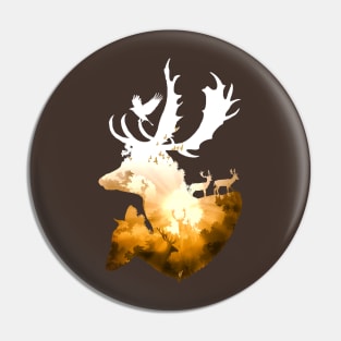 Deer Autumn Pin