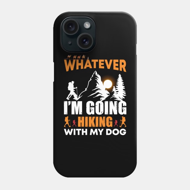 Hiking T - Shirt Design Phone Case by Shuvo Design