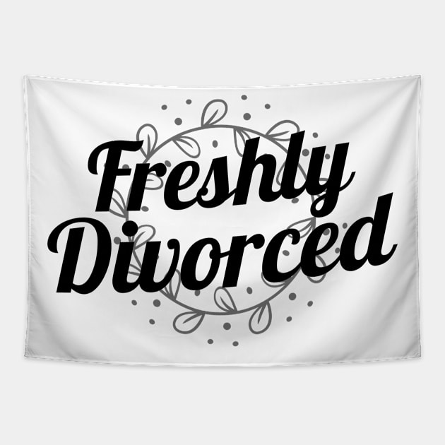 Freshly Divorced, Divorce Tapestry by OldCamp