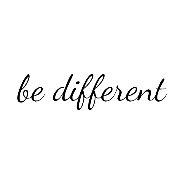 Be different by HBfunshirts