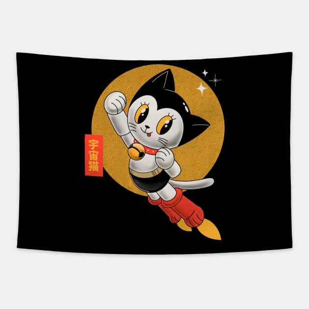 Astrocat Tapestry by ppmid