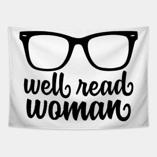 Well Read Woman Tapestry