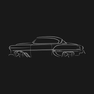 1953 Chevy Belair - profile stencil, white T-Shirt