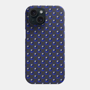 Yin Yang Design - Blue Color Pattern Phone Case