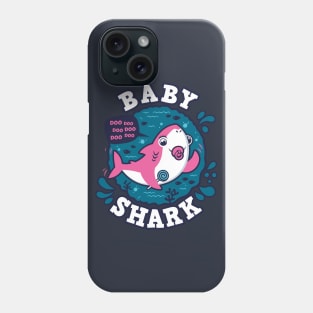 Baby Shark Girl Pacifier (trace) Phone Case