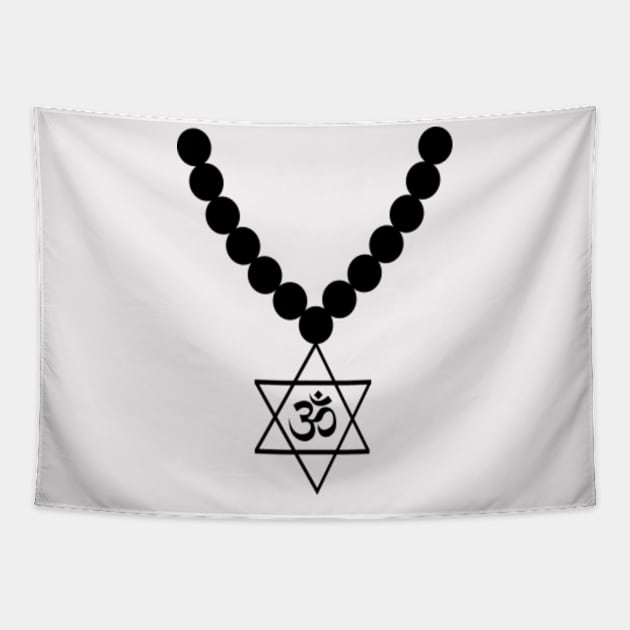 Indian holy symbol necklace Tapestry by RAK20