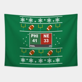 Final Score Ugly Sweater Tapestry