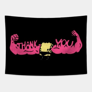 Sponge THANK YOU Tapestry