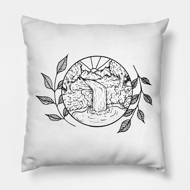 Nature Pillow by VanessArtisticSoul