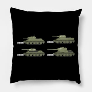 Soviet T-34 Tanks Pillow