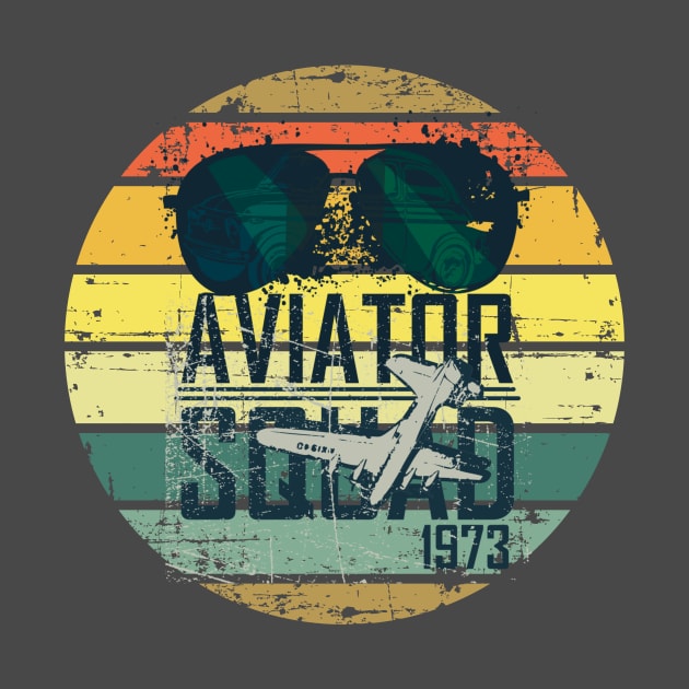 Vintage Aviator Squad 1973 by Dress Wild