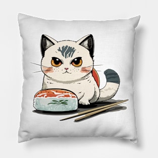 Sushi Cat Pillow