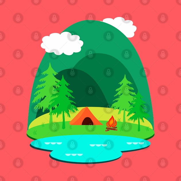 Camping Adventure by julieerindesigns