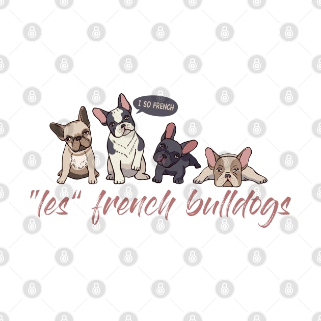 Les French Bulldogs by Roadkill Creations