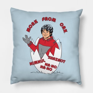 Mork From Ork Pillow