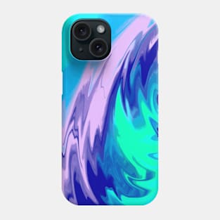 Abstract Pretty Blue and Green Colors, Coral Reef Ocean Waves, Made by EndlessEmporium Phone Case