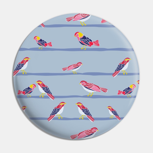 Birds on a wire pattern Pin by kapotka