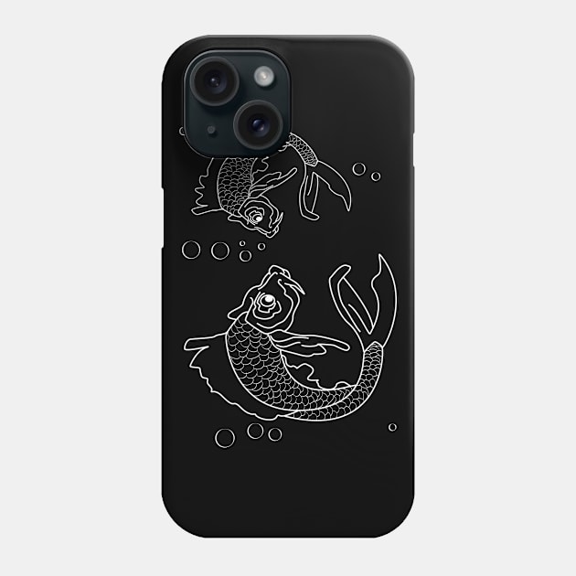 Little fishes talking Phone Case by Nosa rez