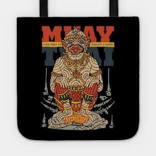 Muay Thai Tattoo Hanuman The Art of Eight Limbs Tote