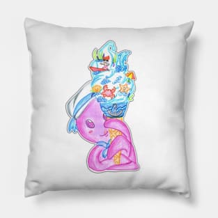 Sea Ice Cream Pillow