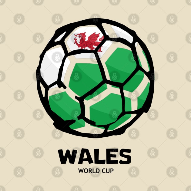 Wales Football Country Flag by KewaleeTee