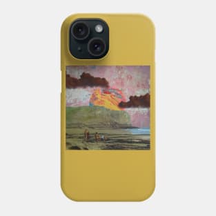 Psychedelic Sun - Surreal/Collage Art Phone Case