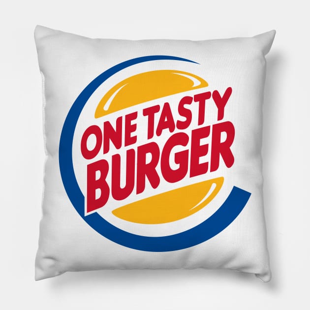 Pulp Fiction One Tasty Burger Pillow by shumaza