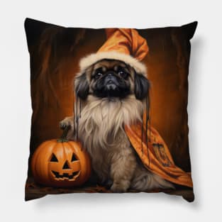 Halloween Pekingese Pillow