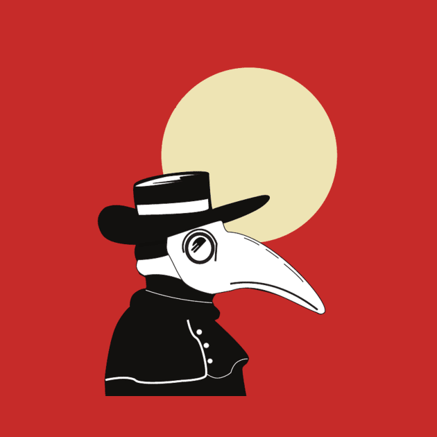 The Plague Doctor On a Bloody Night by TheDarkGoddess