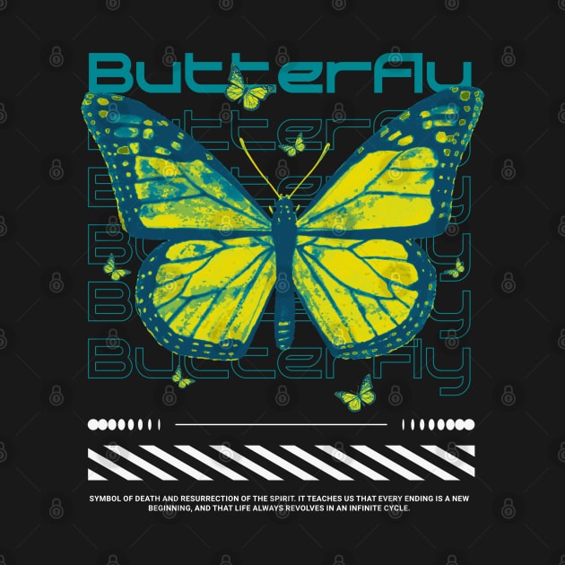 Butterfly Streetwear Design by medabdallahh8