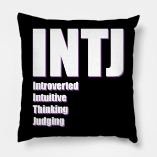 INTJ The Architect MBTI types 1B Myers Briggs personality Pillow