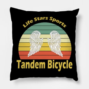 Tandem Bicycle Pillow