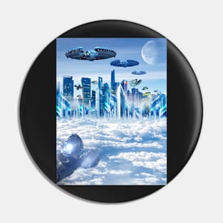 City Above The Clouds Pin