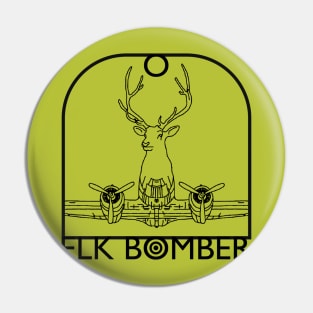 Elk Bomber Pin