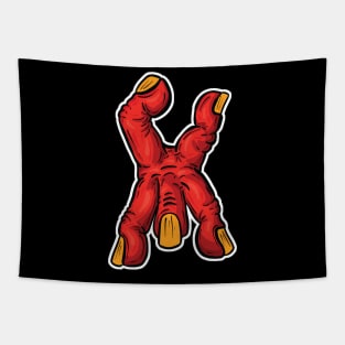 Zombie FIngers - Handy Hand Stand Tapestry